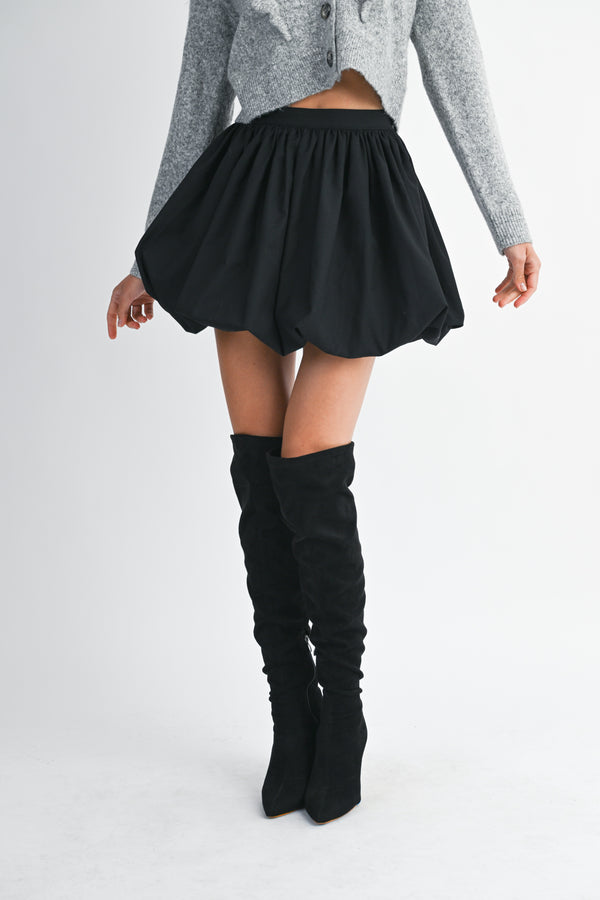 FINJA BUBBLE HEM MINI SKIRT