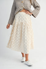 WRENLEE APPLIQUE MAXI SKIRT