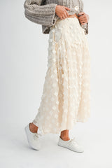 WRENLEE APPLIQUE MAXI SKIRT