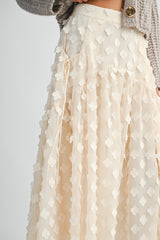 WRENLEE APPLIQUE MAXI SKIRT