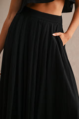 SAOIRSE CROP TOP AND MIDI SKIRT SET