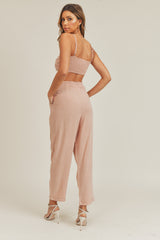 LEILANY CROP TOP AND PANTS SET