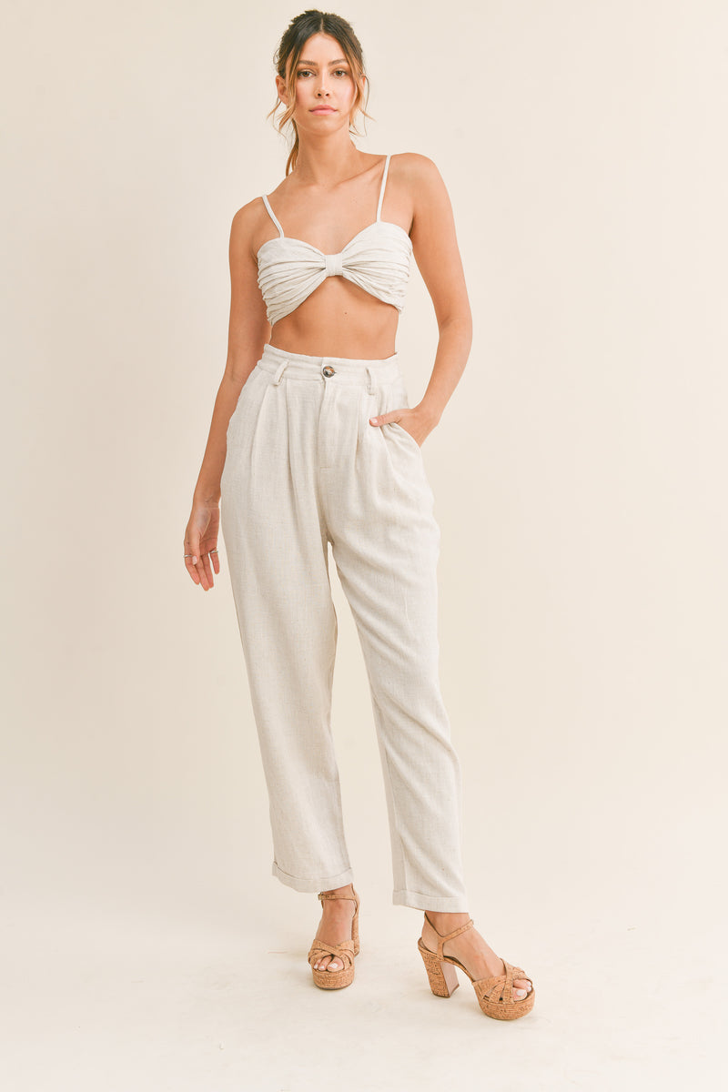 LEILANY CROP TOP AND PANTS SET