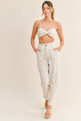 LEILANY CROP TOP AND PANTS SET