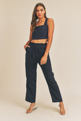 AYA CROP TOP AND PANTS SET