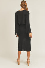 EVELYN SWEATER TOP SKIRT SET