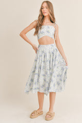 DEBORAH CAMI TOP & PLEATED SKIRT SET