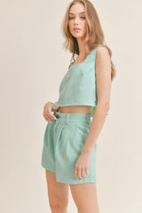 ALIYA CROP TOP AND PANTS SET