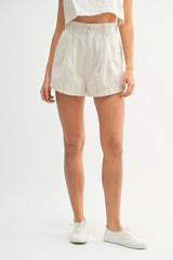 FAELYN SQUARE NECK CROP TOP AND SHORTS SET