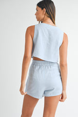 ALIYA CROP TOP AND PANTS SET