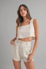 KELSEY CROP TOP AND PANTS SET