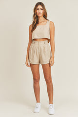 ALIYA CROP TOP AND PANTS SET
