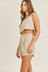 ALIYA CROP TOP AND PANTS SET