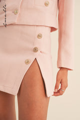 IVANNA CROP JACKET AND MINI SKIRT SET