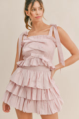 ZAYLEE SMOCKED BOW DETAIL SET