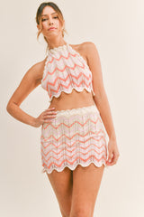 MARKEE CROCHET CHEVRON SET