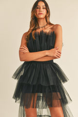 KAILANI TULLE TUBE RUFFLE SET