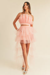 KAILANI TULLE TUBE RUFFLE SET