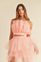 KAILANI TULLE TUBE RUFFLE SET