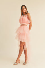 KAILANI TULLE TUBE RUFFLE SET