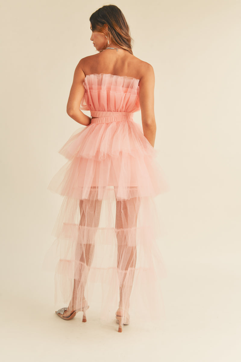 KAILANI TULLE TUBE RUFFLE SET