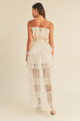 KAILANI TULLE TUBE RUFFLE SET