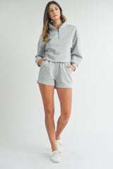 JESSICA MOCK HALF ZIP SET