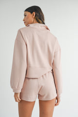 JESSICA MOCK HALF ZIP SET