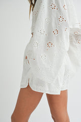 GRACE DOLMAN SLEEVE CROP TOP AND SHORTS SET