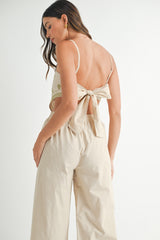 NAYA EMBROIDERED SCARF TOP AND PANTS SET