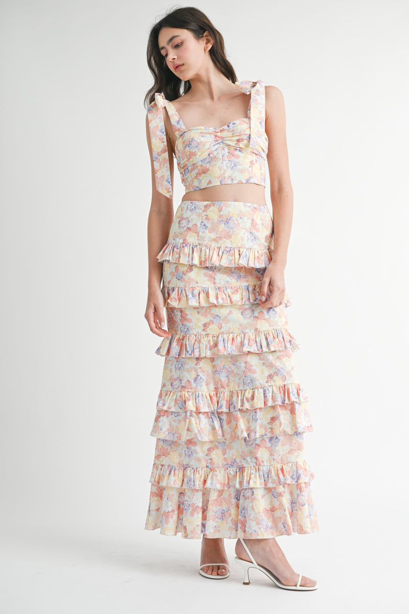 REBEKAHTUBE TOP MAXI SKIRT SET