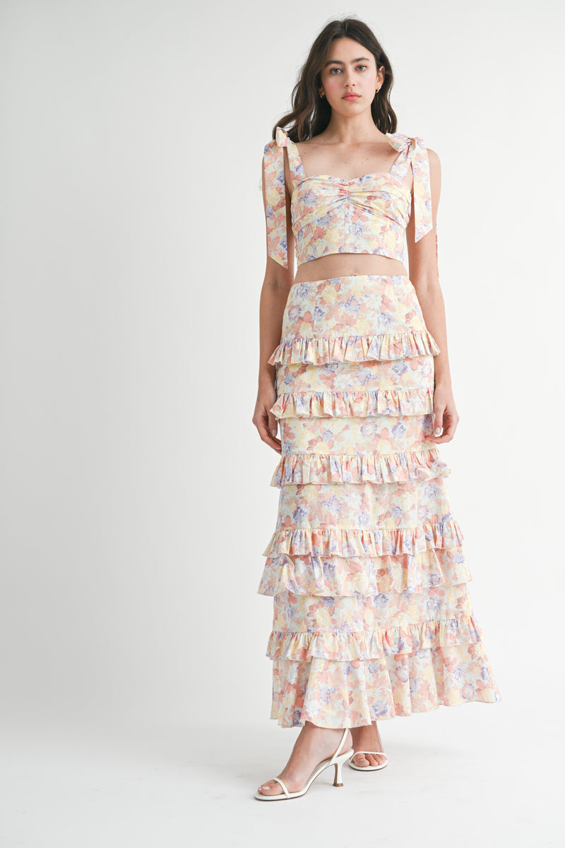REBEKAHTUBE TOP MAXI SKIRT SET