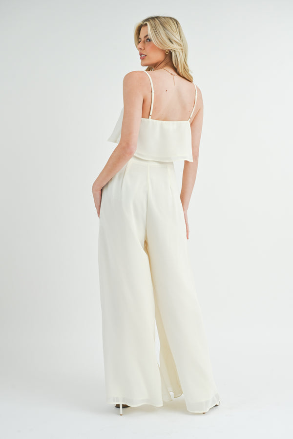 SIKA CROP CAMI TOP AND WIDE PANTS SET