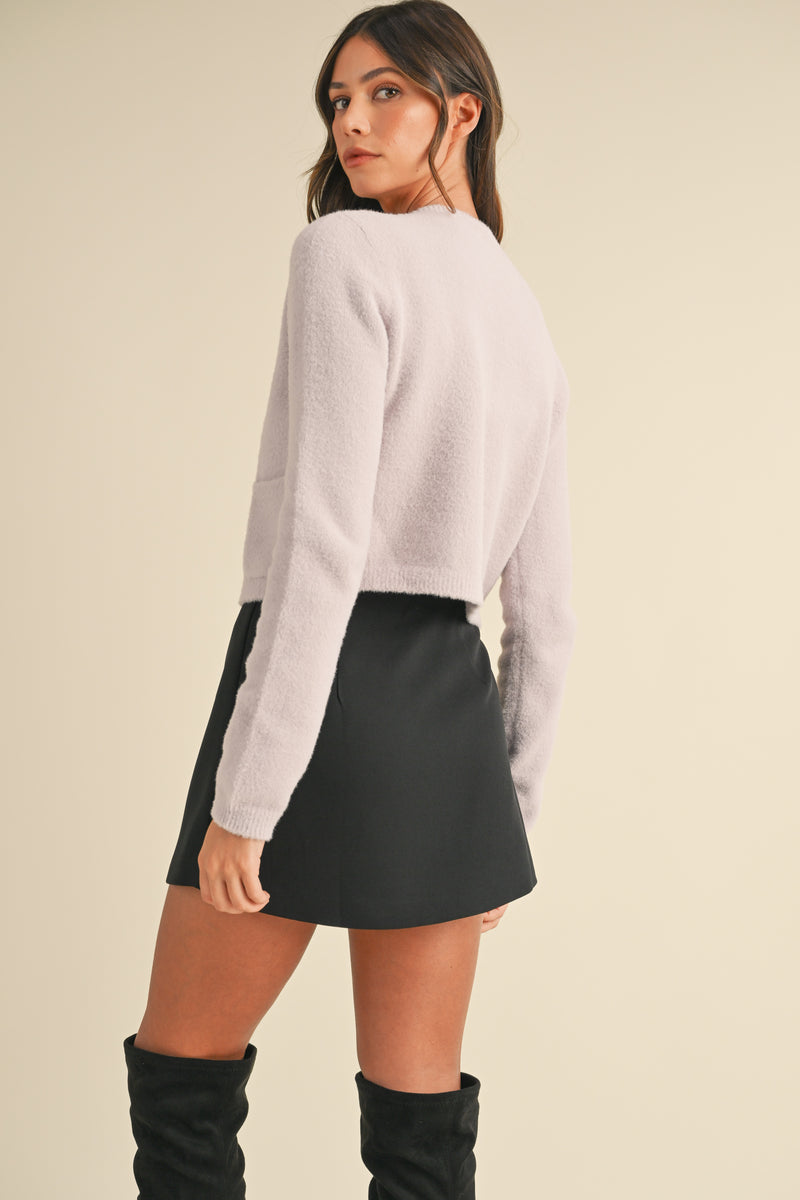 TALON KNIT CARDIGAN AND SLEEVELESS TOP SET