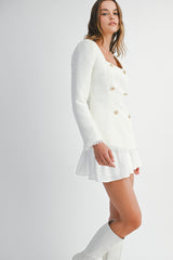 CANDACE SQUARE TOP MINI SKIRT SET