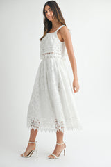 DULCY TOP MIDI SKIRT SET