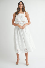 DULCY TOP MIDI SKIRT SET