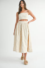 THEODORA TUBE TOP SKIRT SET