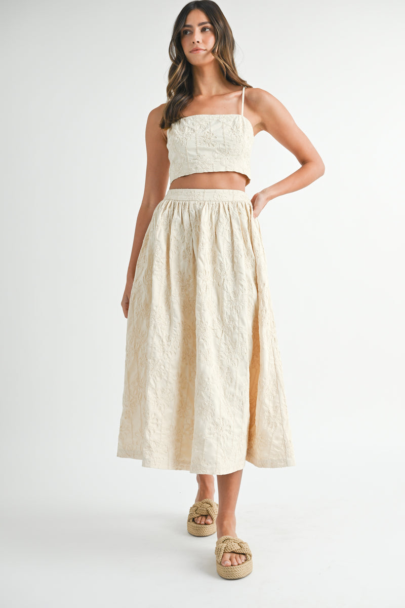 THEODORA TUBE TOP SKIRT SET
