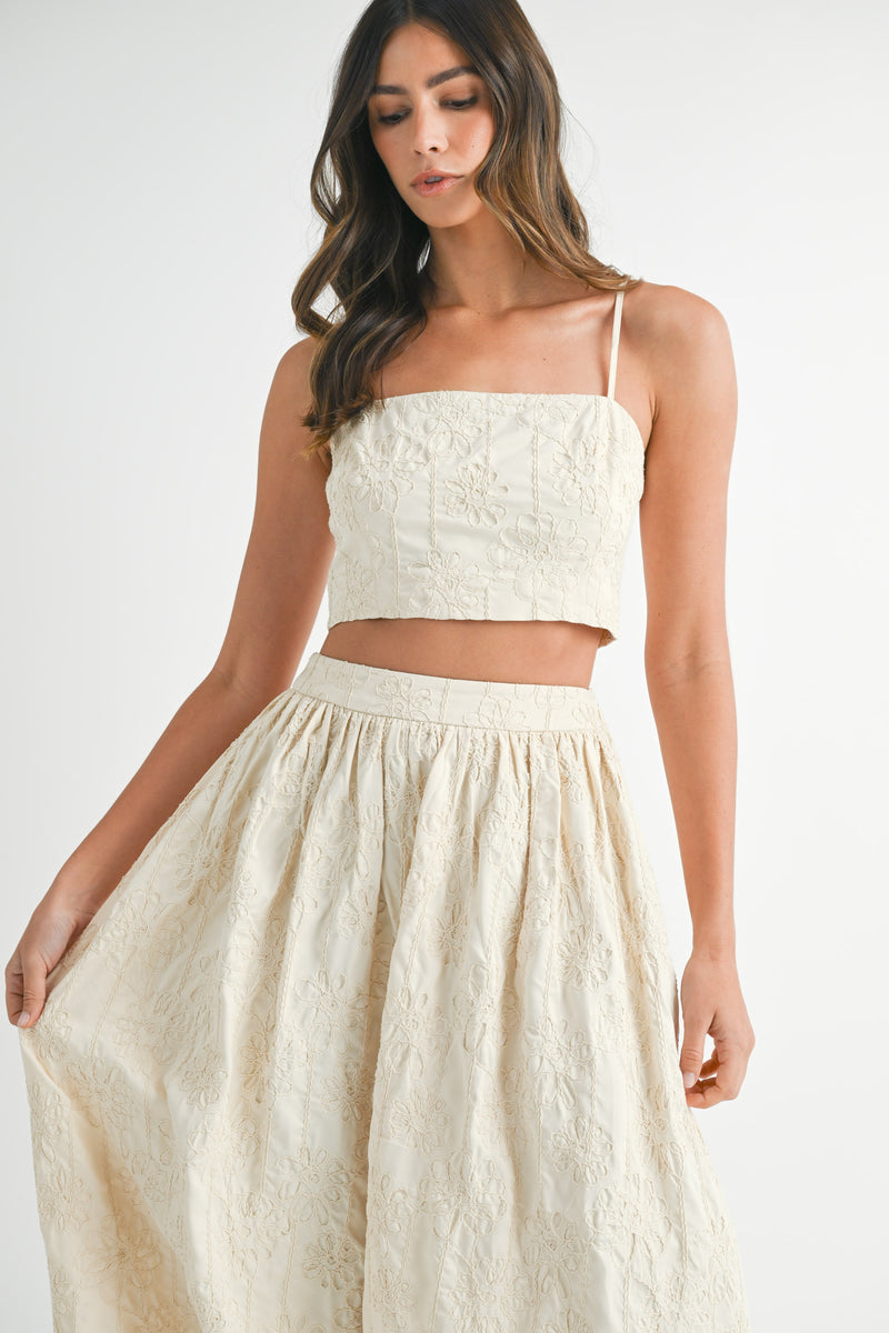 THEODORA TUBE TOP SKIRT SET