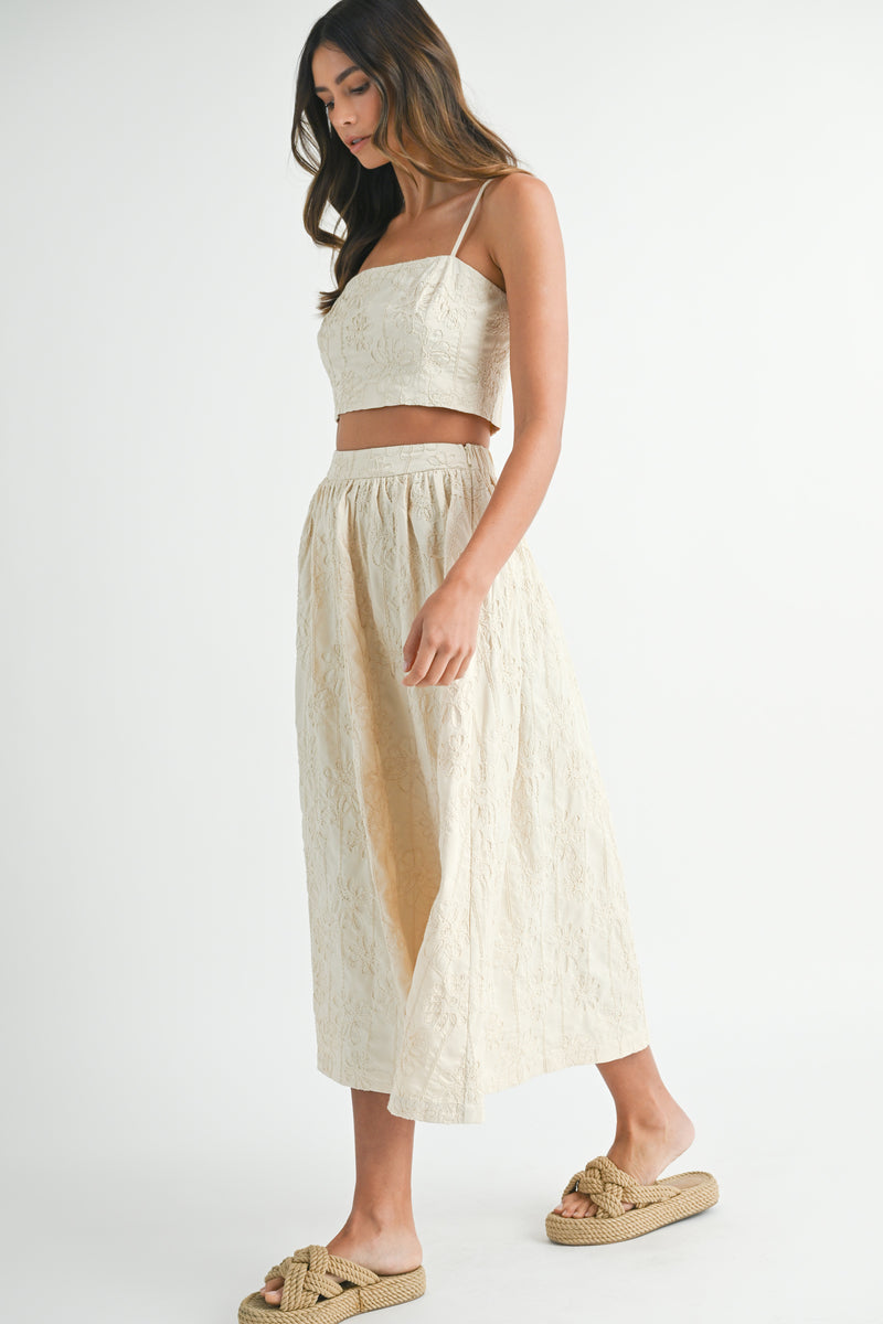 THEODORA TUBE TOP SKIRT SET