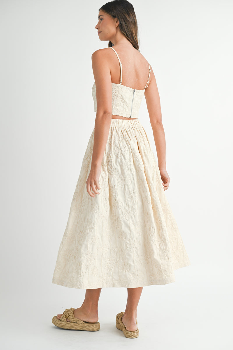 THEODORA TUBE TOP SKIRT SET