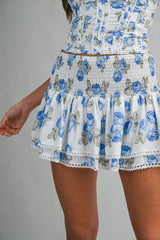 KARINA CORSET LACE UP TOP AND SKIRT SET