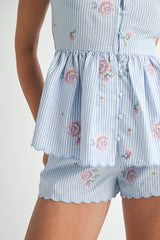 FENRIS EMBROIDERED CAMI TOP AND SHORTS SET