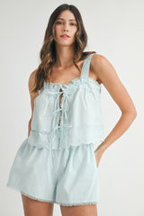 BRIELYN TOP AND SHORTS SET
