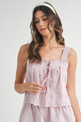 BRIELYN TOP AND SHORTS SET