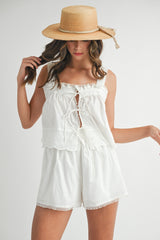 BRIELYN TOP AND SHORTS SET