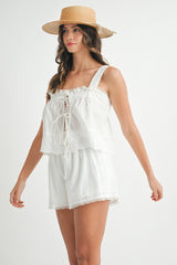 BRIELYN TOP AND SHORTS SET