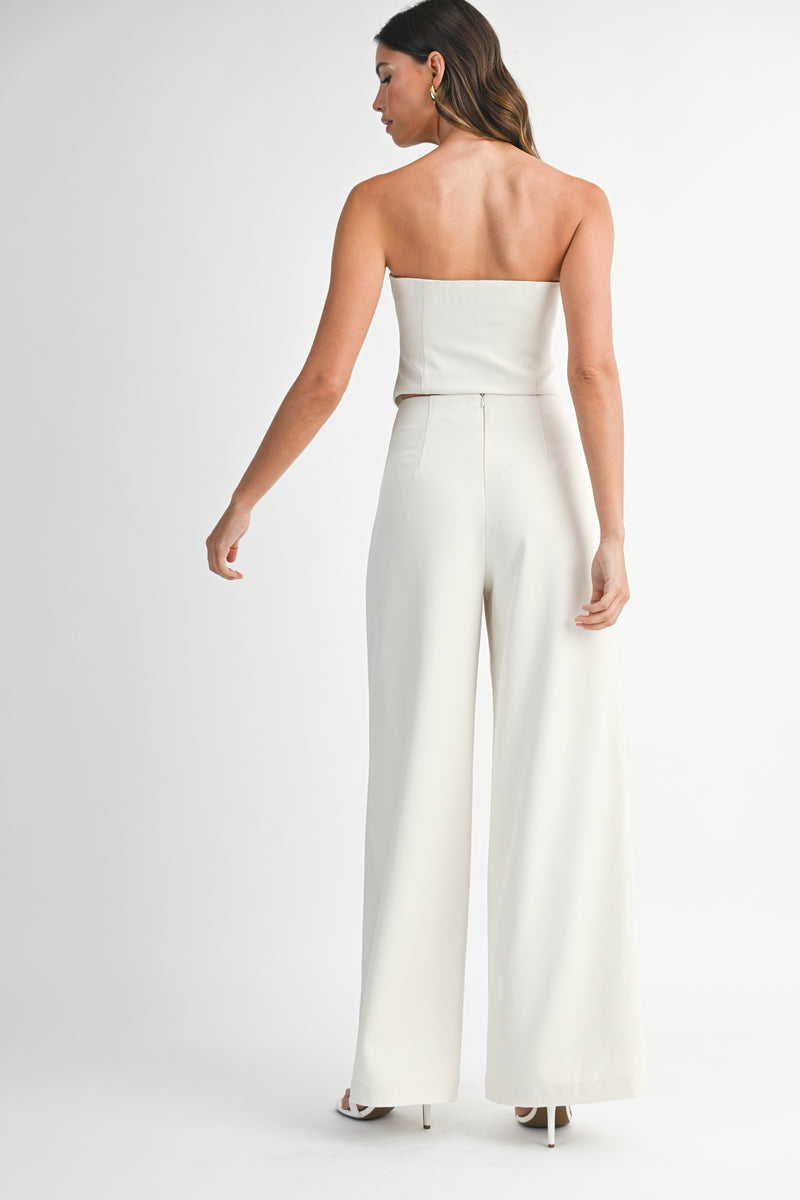 SIKA TUBE BUTTON DOWN TOP AND PANTS SET