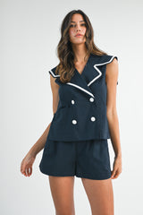 LALEY SAILER VEST SHORTS SET